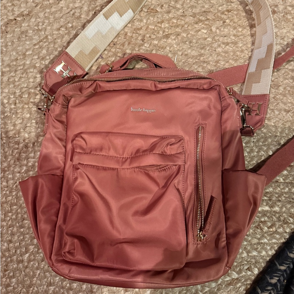 Haute Hippie Dusty Rose Backpack